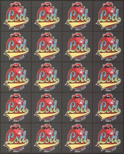 Discover Blotter Art "Lsd since 1938" 500 hits