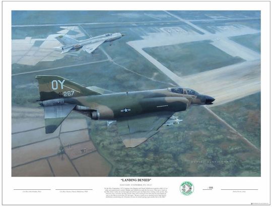 Discover Limited Edition Lithograph "Landing Denied"
