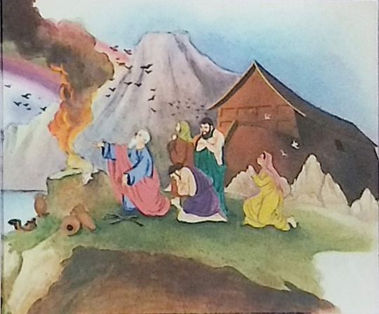 Discover 1954 Eloise Wilkin Noah's Ark Matted Vintage 8x10 Print