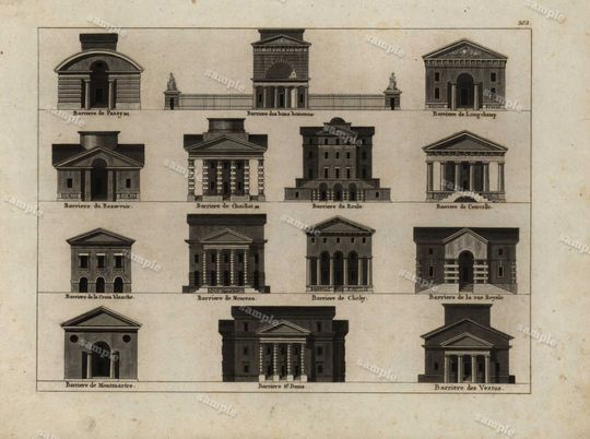 Discover 1878 Architectural Original Antique Print - Buildings Cottage-Home Buildings Maison Black and white print- Rare over 140 years old.