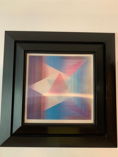 Discover Yaacov Agam Rainbow Romance Agamograph 1995"