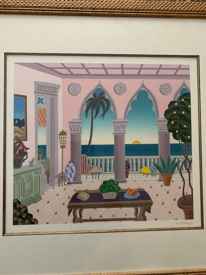 Discover Thomas Mcknight villa laguna lithograph 200 made