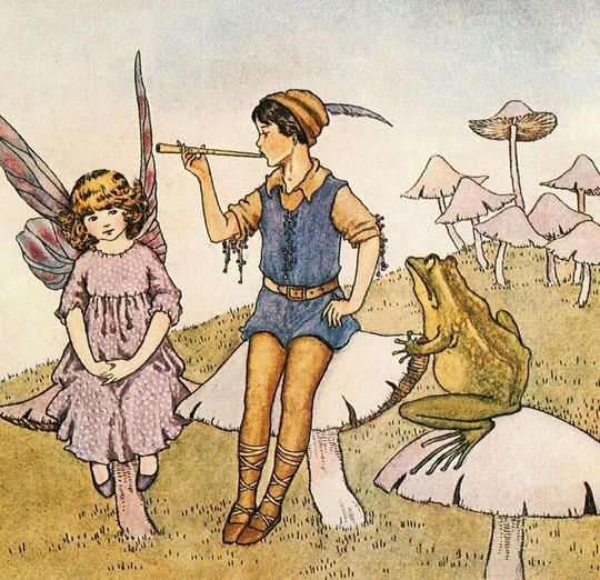 Discover Ida Rentoul Outhwaite The Little World of Elves & Fairies Original Vintage Print - Kids / Nursery Art  Baby Shower  Unique Gift