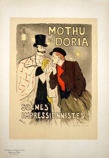 Discover Original Maitre de L'Affiche - PL 46 by Theophile Steinlen 1895 - Mothu and Doria