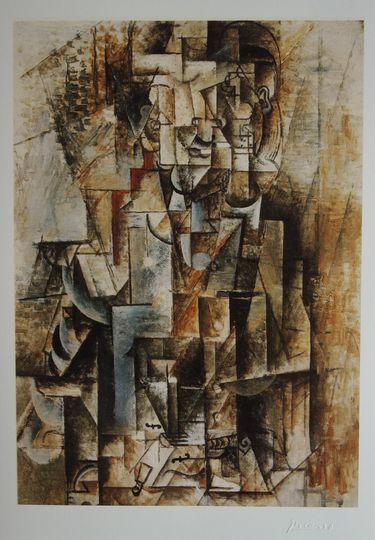 Discover Fine Cubist limited edition print - Cubism period portrait -  Pablo Picasso, signed & stamped