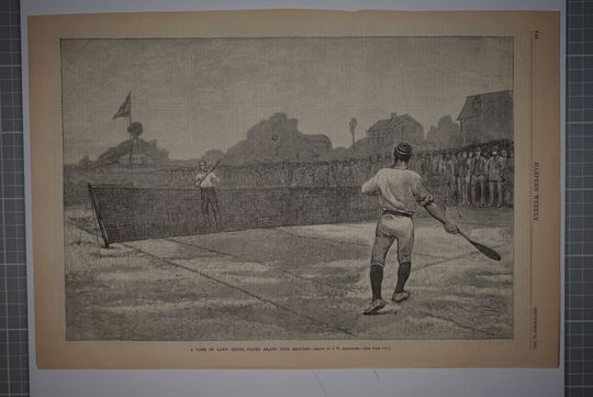Discover A Game of Lawn Tennis, Staten Island Club Grounds, 1881