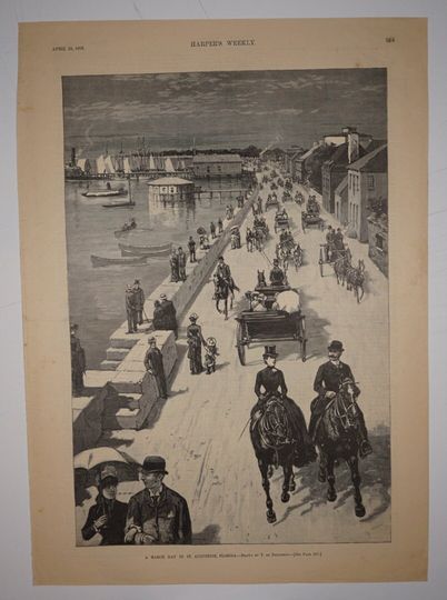 Discover A March Day in St. Augustine, Florida, 1885