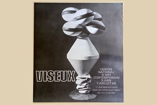 Discover 1969 | Viseux, Claude | Original French Art Exhibition Poster | Centre Nationale d'Art Contemporain, Paris