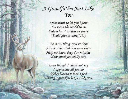 Discover Personalized Poem A Grandfather Just Like You