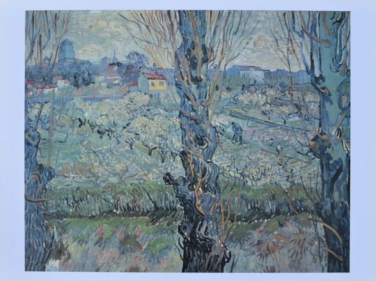Discover VINCENT VAN GOGH - "Autumn garden, the public park" Original Vintage Poster - year of printing 1996