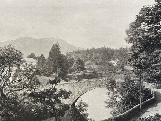 Discover 1882 Bridge on the Earn near Comrie Original Antique Print - Scotland - Mounted and Matted - Available Framed