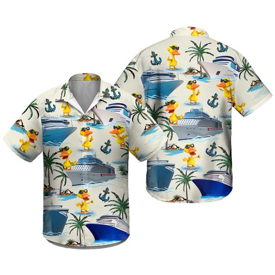 Discover Cruising Ducks Hawaiian Shirt 3D