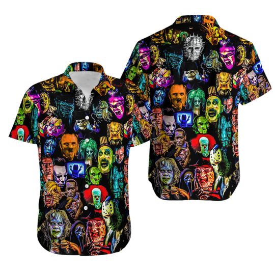 Discover Halloween Horror 3D Hawaii Shirt