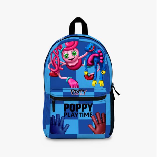 Discover Mommy Long Legs and Huggy Wuggy Blue Backpack