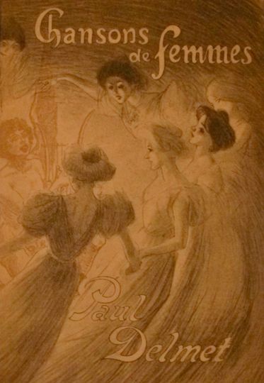 Discover 1896 Original French Print, Chanson de Femmes