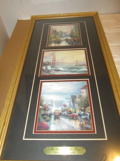 Discover Thomas Kinkades framed lithographs with COA