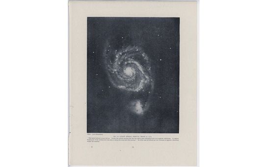 Discover c. 1922 Spiral Nebula Antique Print - Original Astronomy Artwork