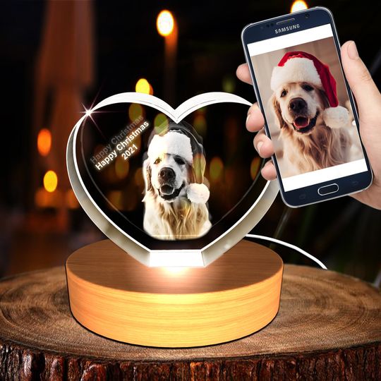Discover Personalized 3D Holographic Photo (Birthday, Wedding Gift, Memorial, Mother's Day, Valentine's, Christmas, Personalized Anniversary Gift)