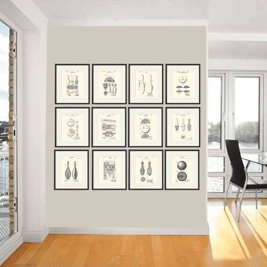 Discover Bowling Patent Artwork - Vintage Sports Wall Decor for Bowling Enthusiasts