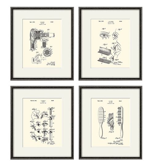 Discover Beauty Patent Artwork - Vintage Bathroom Wall Art Decor