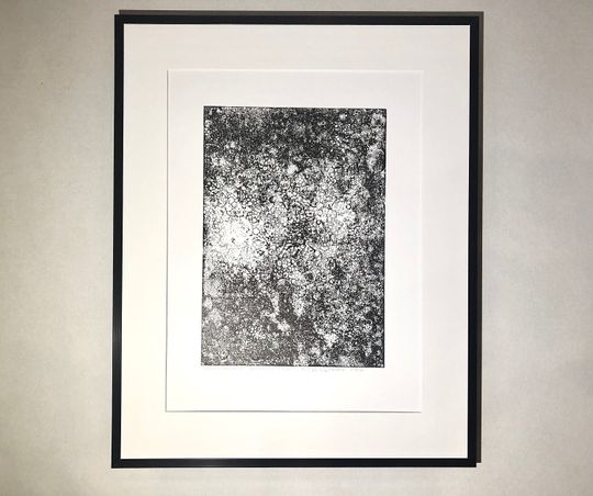 Discover Original COLLAGRAPH Art PRINT, Moody wall art, Unique Limited Edition Black & White one of a kind art