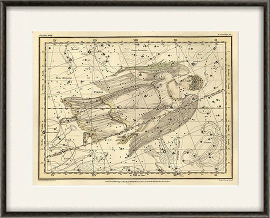 Discover Virgo Zodiac Constellation Art Print for Home Decor