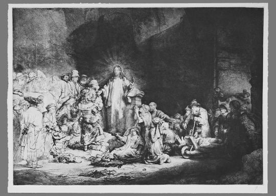 Discover Rembrandt Etchings: Christ preaching (The hundred-guilder print)