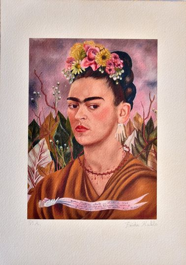 Discover Frida Kahlo Lithograph Limited Edition Signed Art
