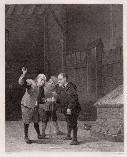 Discover David Teniers the Younger 1800s SIGNED Engraving "Lets Strike Bargain" Framed Gallery Certificate