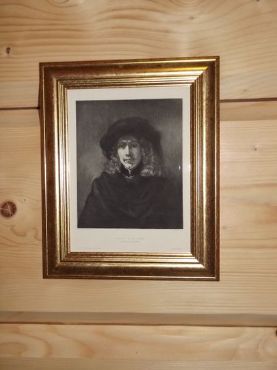 Discover Antique French Framed Etching Titus Van Ryn by Rembrandt from 1910s Art Magazine Revue de l'Art Ancien et Moderne - Antique Portrait Etching
