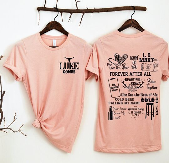Discover Combs Track List, Concert Tshirt, Country Music Shirt, Concert Tee, Music Festival Shirt, Country Western