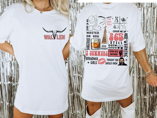 Discover , Vintage Wallen2 Sided Shirt,Western Graphic Tee,CountryGirlShirt, Vintage Shirt,Cowboy Wallen Shirt