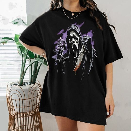 Discover Ghostface Shirt, Ghost Face Killer Horror Shirt, Horror Movie Shirt