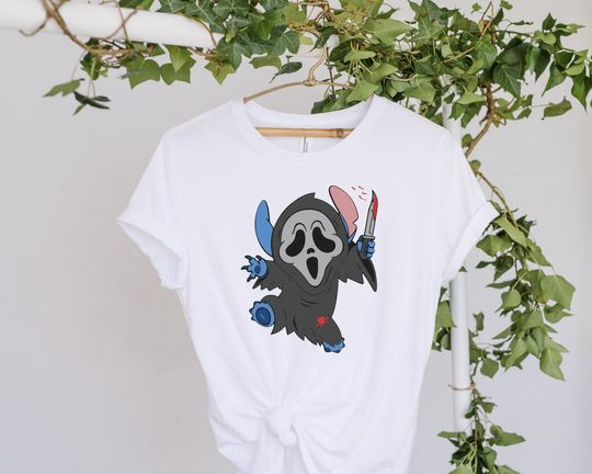 Discover Ghost Face Shirt, Horror Fan Gift, Ghost Face Halloween Shirt