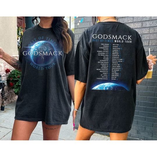 Discover Godsmack Best Of Time 2023 Tour Shirt, Lightning Up The Sky Tour Tee, Godsmack Band Fan Shirt