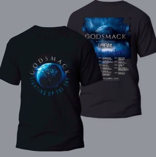 Discover Godsmack Lighting Up the Sky Tour 2023 Shirt, Godsmack Rock Band Tour Shirt