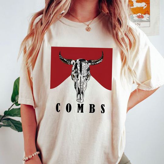 Discover Combs Vintage Bullhead T-shirt, Sweatshirt, Hoodie, Lukee Comb Country Music Shirt,  Gift For Fan Lukee Comb