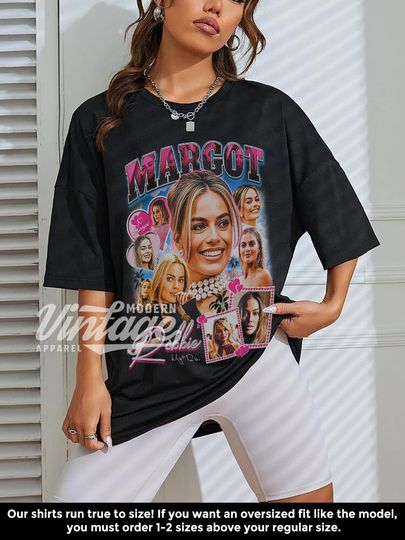 Discover Margot Robbie Shirt, Celebrity shirt, Barbie, Classic 90s Graphic Tee
