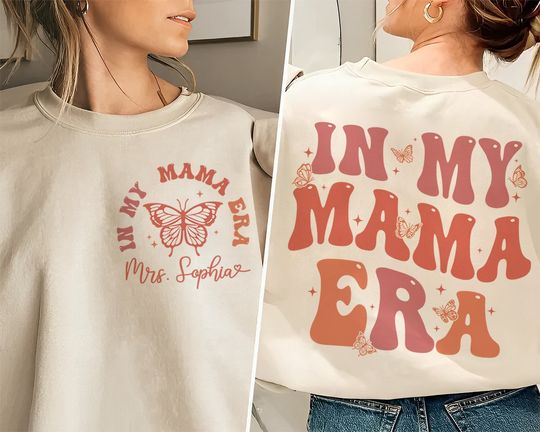 Discover In My Mama Era Shirt, Mom Shirt, Boy Mom Club, Mama Sweatshirt