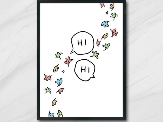 Discover Heartstopper Print Leaves Poster