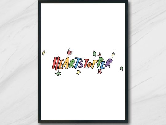 Discover Heartstopper Hi Hi Leaves Poster