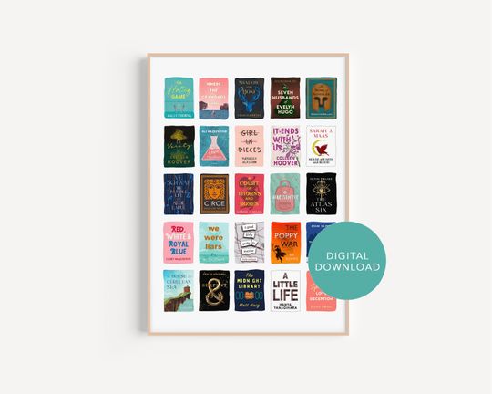 Discover BookTok Print | Modern Book Poster | Library Poster