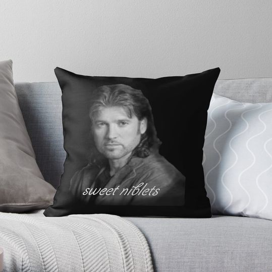Discover Billy Ray Cyrus Sweet Niblets  Throw Pillow