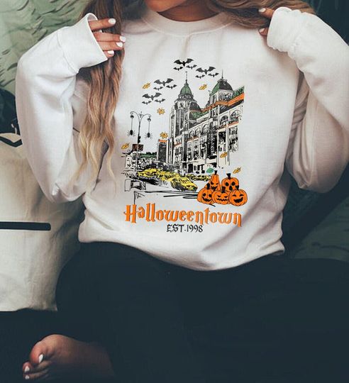 Discover Halloweentown 1998 Sweatshirt, Halloween Town, isneyland Sweatshirt