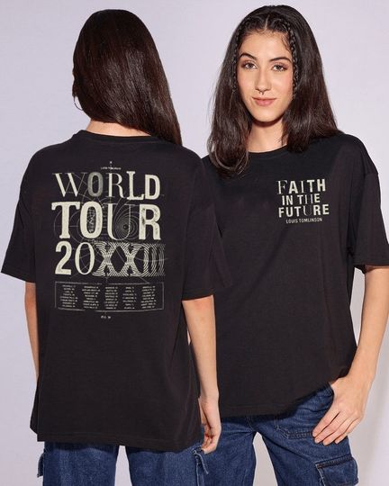 Discover Faith In The Future World Tour 2023 North America Louis Tomlinson Shirt