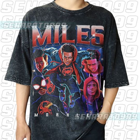 Discover Vintage Miles Morales T-shirt | Miles Morales Shirt