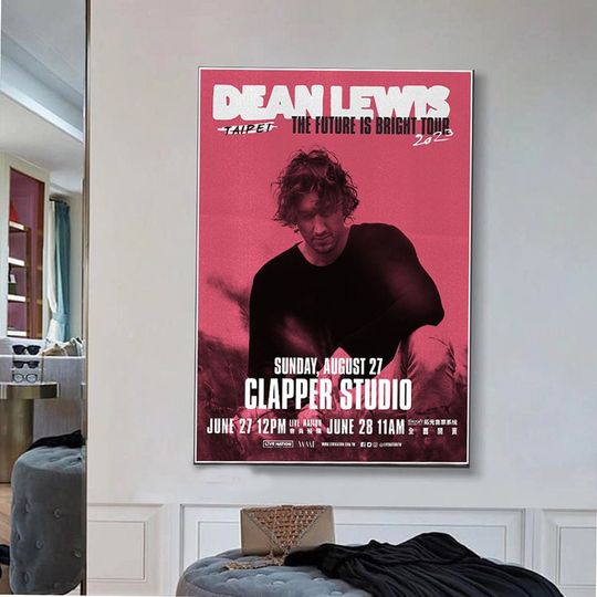 Discover Dean Lewis, The Future Is Bright World Tour 2023 Poster