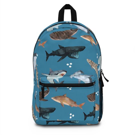 Discover Shark Kids Backpack, Shark Book Bag, Girls School Bag
