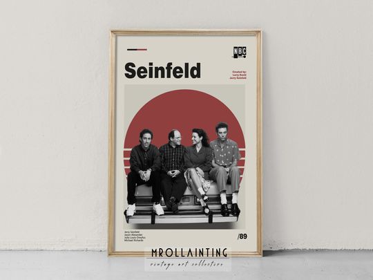 Discover Seinfeld Poster - Vintage Inspired Poster