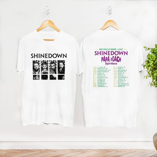 Discover Tour 2023 shine down T-shirt, shine down Band Graphic Shirt